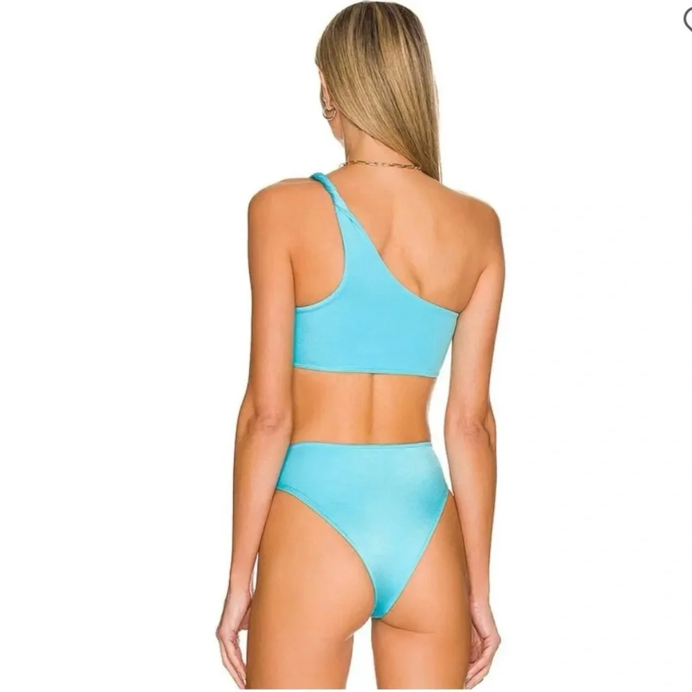 FRANKIES BIKINIS swim suit set Barb Shine twist top & Anne Shine Bottom M&SM